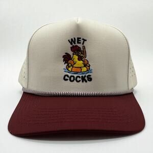 Wet Cocks |  Trucker Snapback with Gamecock Embroidery | Mad Capper Texas